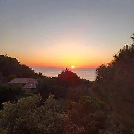 La Lecceta Surrounded By Greenery And Sea View With Sunset Costa Paradiso