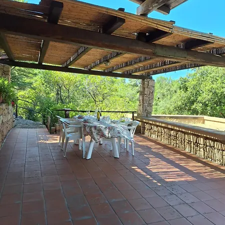 La Lecceta Surrounded By Greenery And Sea View With Sunset Holiday home *