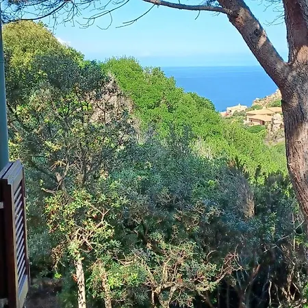 La Lecceta Surrounded By Greenery And Sea View With Sunset Ferienhaus Costa Paradiso